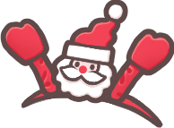 Wiggle Santa Party Headband